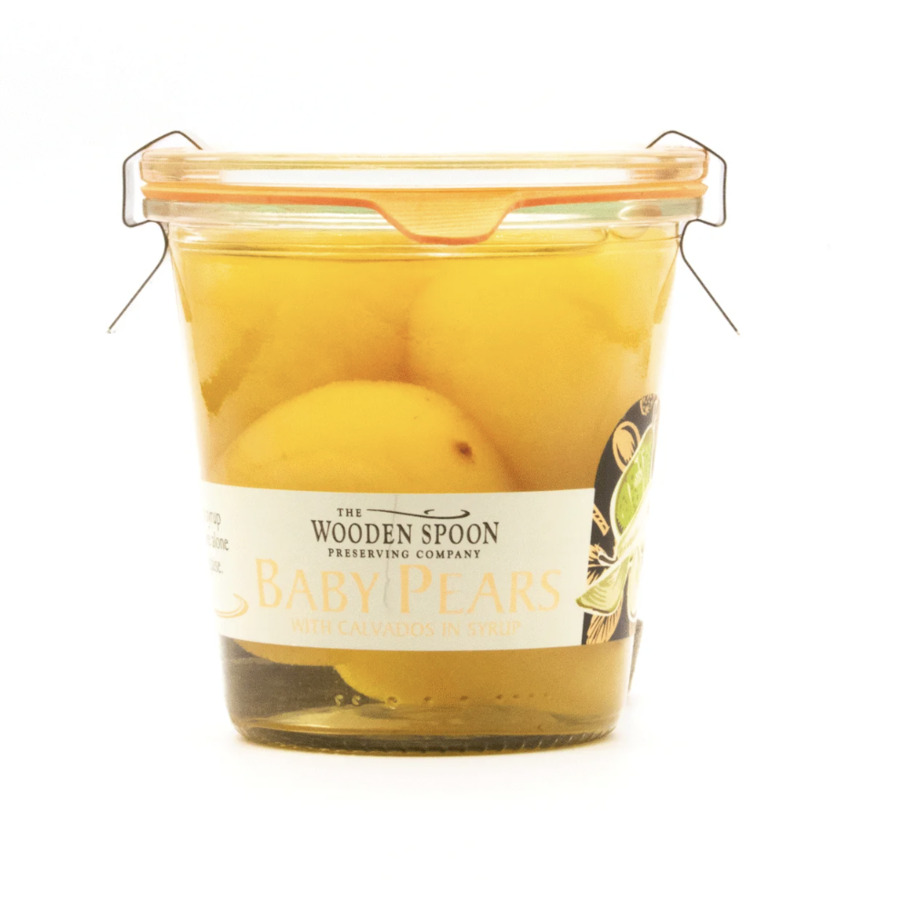 Baby pears with Calvados and syrup - The Wooden Spoon 300g