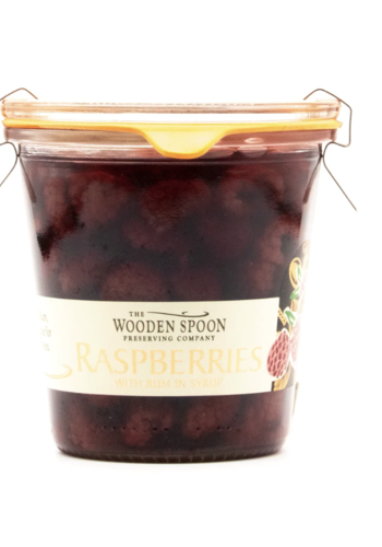 Rasberries with Rum and syrup - The Wooden Spoon 300g 