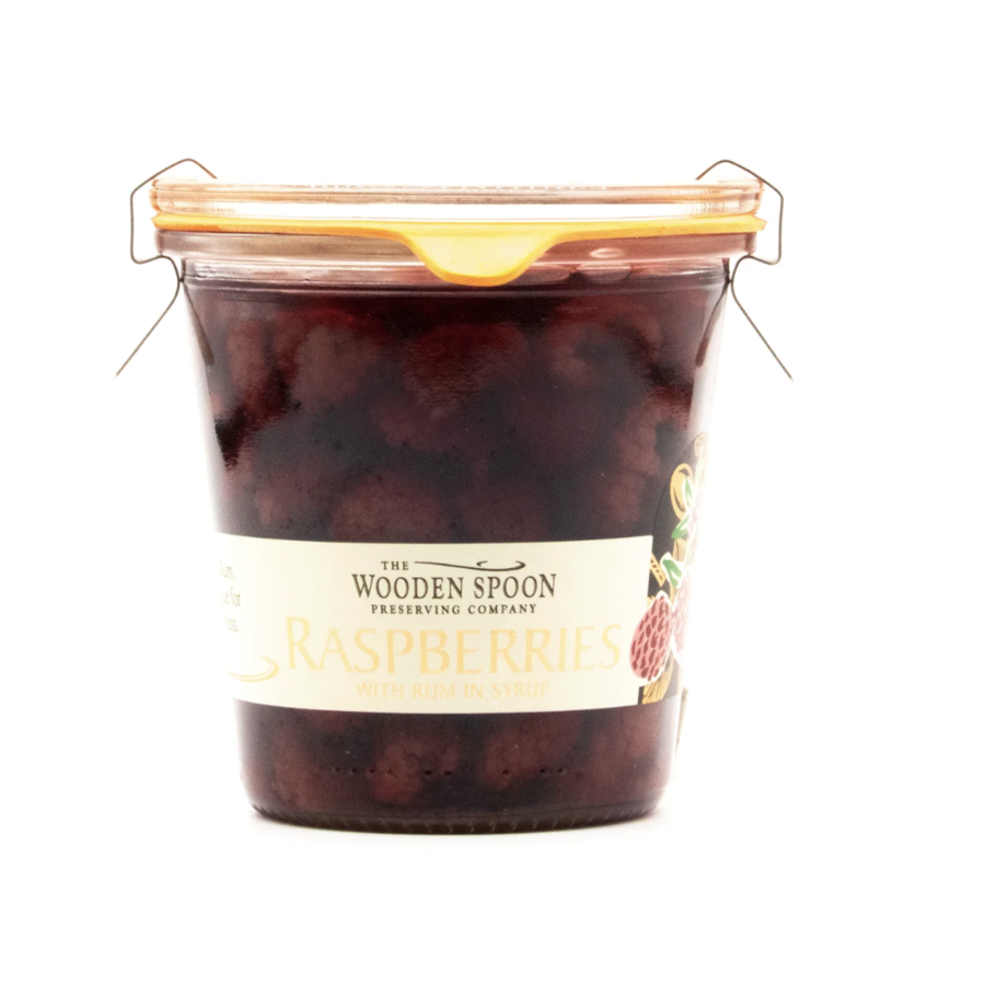 Framboises dans sirop avec rhum - The Wooden Spoon 300g