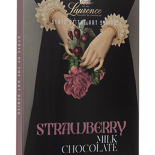 Barre de chocolat au chocolat au lait et fraises (State of the art series) - Laurence 80g 