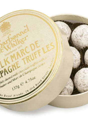 Milk Marc de Champagne Truffles - Charbonnel et Walker 105g 