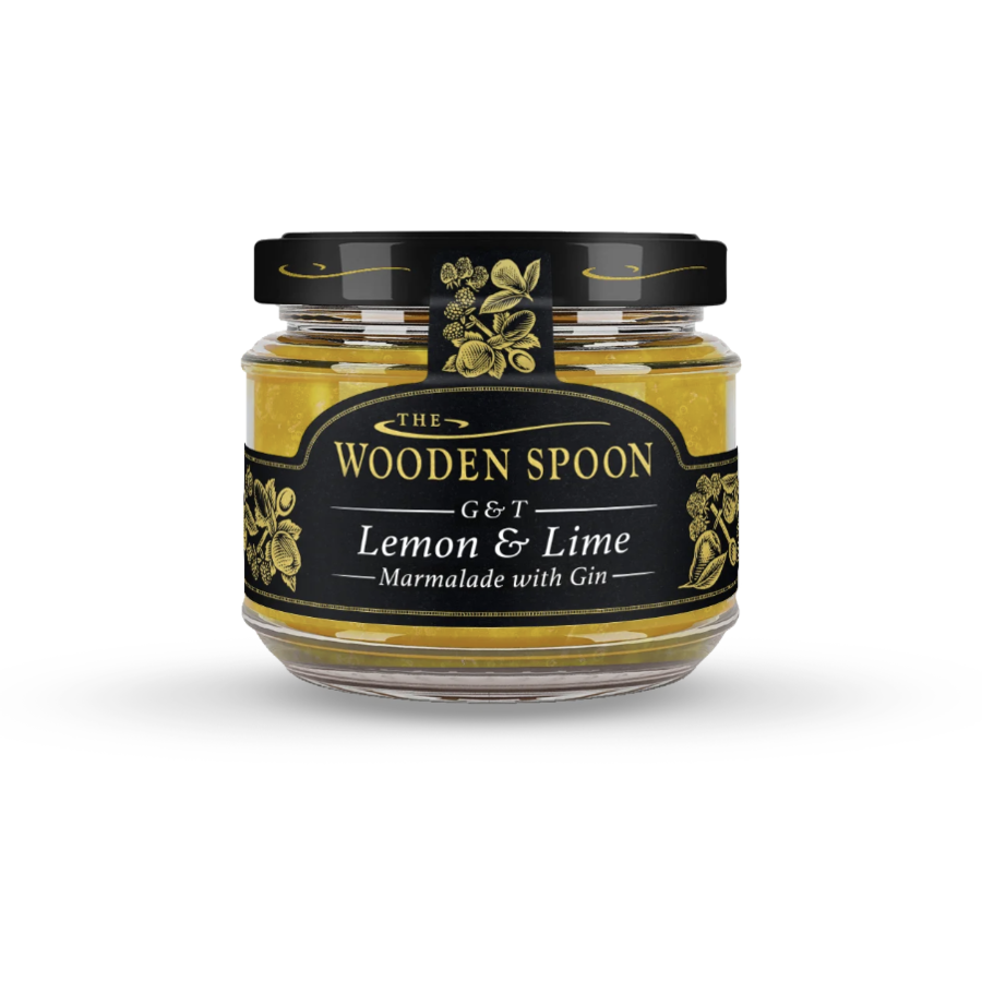 Marmelade de citron, lime et gin - The Wooden Spoon 227g