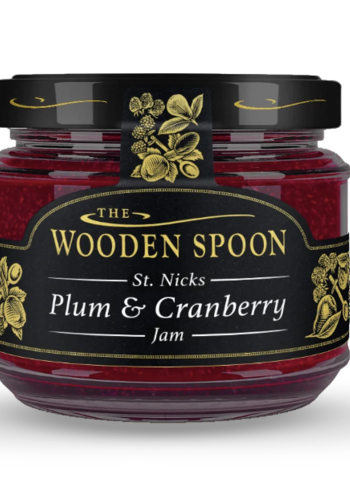 Plum & Cranberry Jam - The Wooden Spoon 227g 