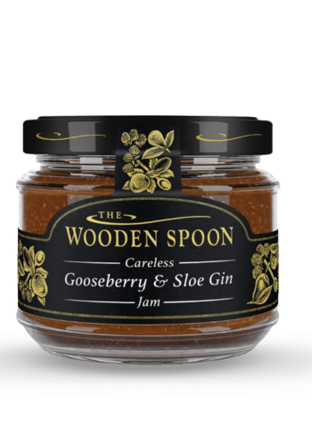 Gooseberry and gin jam - The Wooden Spoon 227g 