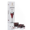 Dark chocolate with sour cherry and rose petals (Grand sommelier) - Laurence 100g