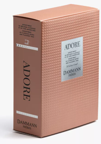 “Adore” box set (20 sachets) - Dammann Frères 40g 