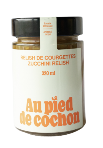 Relish aux courgettes - Au Pied de Cochon 320ml 