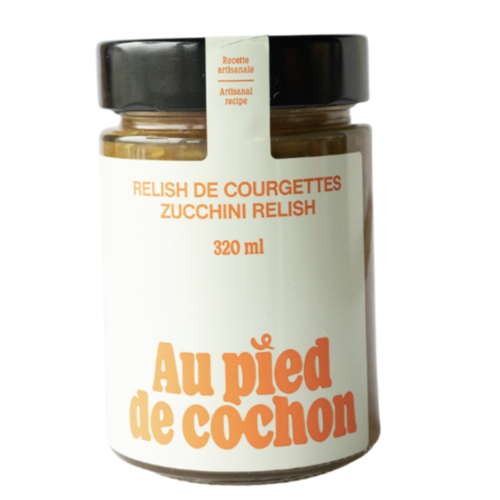 Zucchini relish - Au Pied de Cochon 320ml 