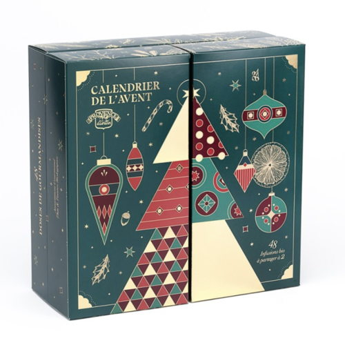 Tea Advent Calendar (organic - for 2 people) - Provence d'Antan 48 bags 