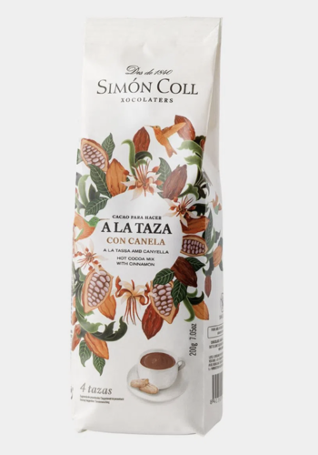 Hot Cocoa Mix with Cinnamon (Cocoa 24% A La Taza) - Simon Coll 180 g 