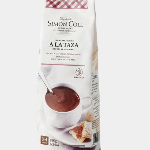 Traditional Hot Chocolate Mix (18% Cacao A La Taza)  - Simon Coll 180g 