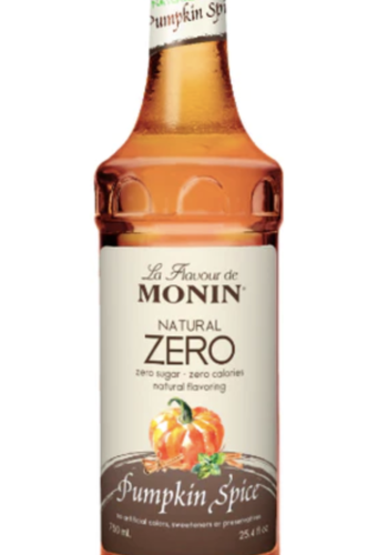 Pumpkin Spice Syrup (Zero calories) - Monin 750ml 
