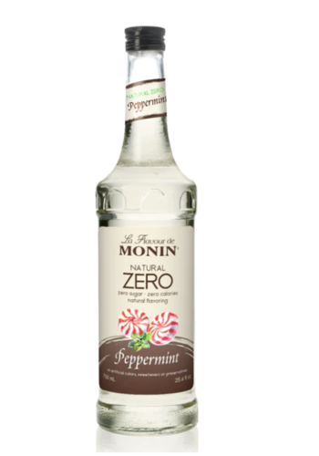 Peppermint syrup (Zero calories) - Monin 750ml 