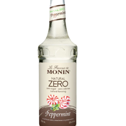 Peppermint syrup (Zero calories) - Monin 750ml 