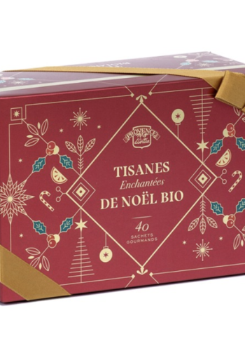 Coffret Métal Thés Féériques de Noël bio - 40 sachets