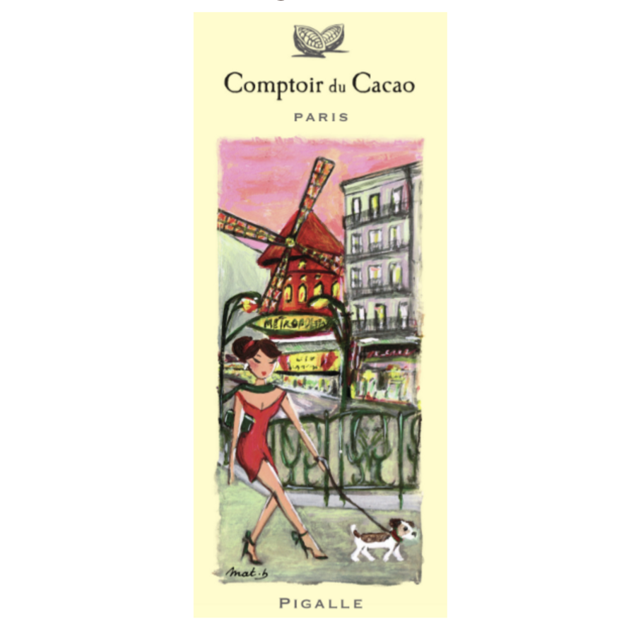 '' Pigalle '' Dark Chocolate bar - Comptoir du Cacao 80g