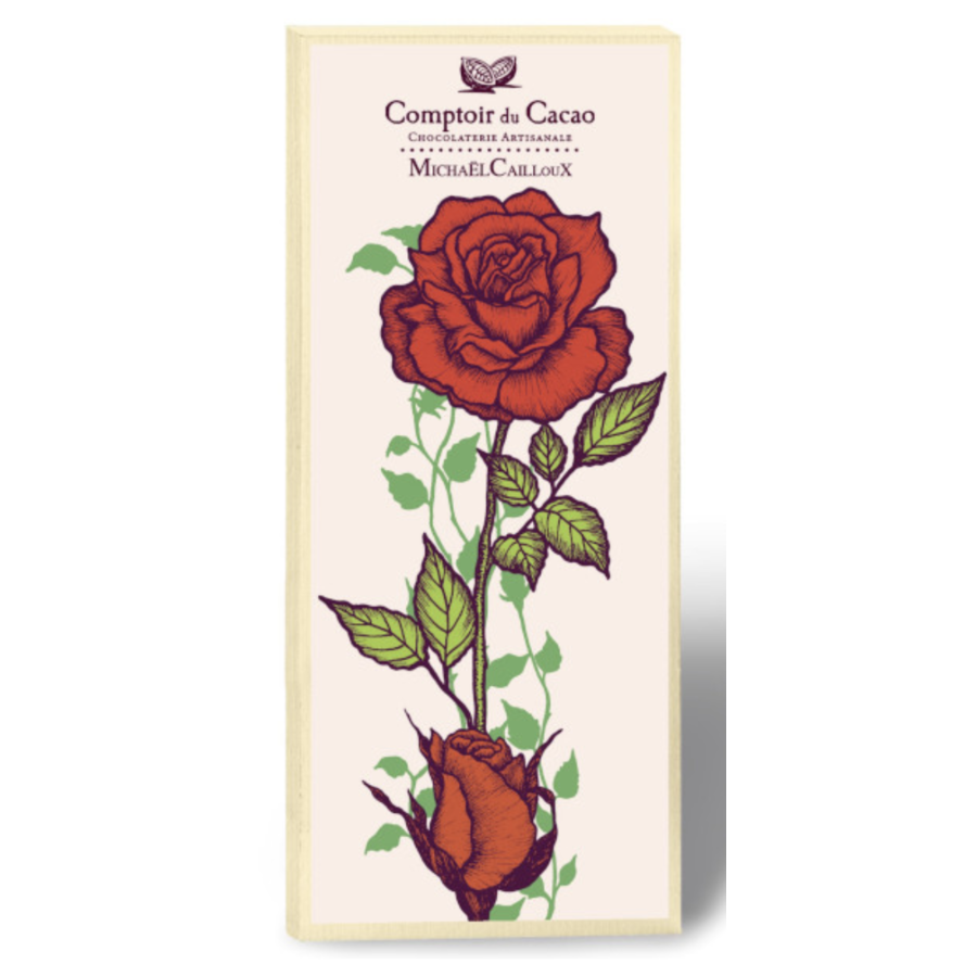 Milk chocolate bar “The power of flowers” (Michael Cailloux) - Comptoir du Cacao 80g