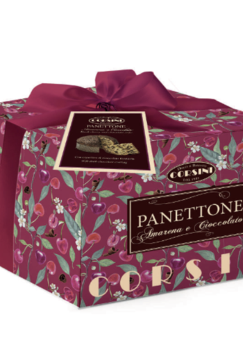 Panettone cerises et chocolat - Corsini 1kg 