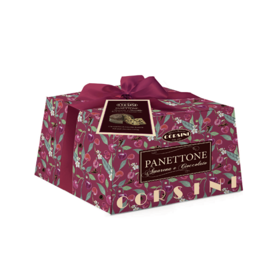 Cherry and chocolate panettone - Corsini 1kg