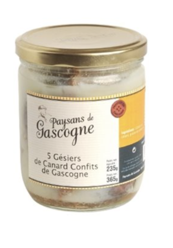 Gésiers de canard confits - Paysans de Gascogne 365g 