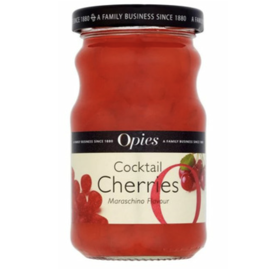 Cerises cocktail Marasquin rouge - Opies 225g