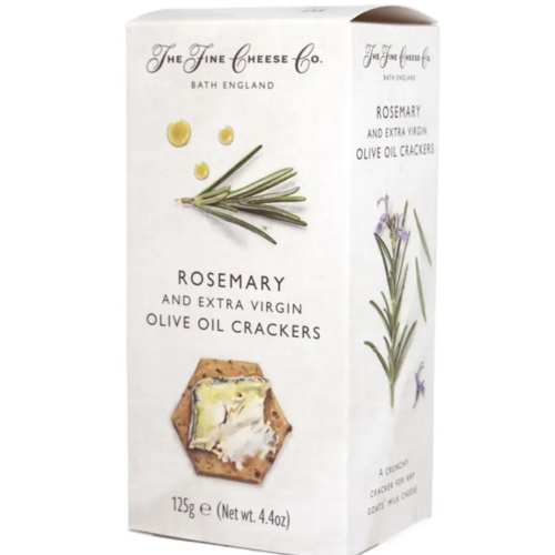 Rosemary and Extra Virgin Olive Oil Crackers - The Fine Cheese Co. 125g 