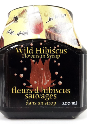 Fleurs d'hibiscus sauvages dans le sirop - Wild Hibiscus 11 fleurs 