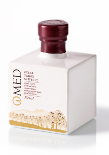 Huile d'olive extra vierge (Bouteille blanche - Picual) - O-Med 100ml 