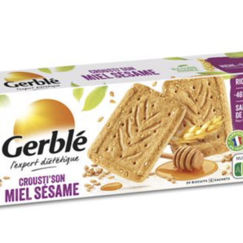 Crousti'Son honey sesame biscuits - Gerblé 200g 