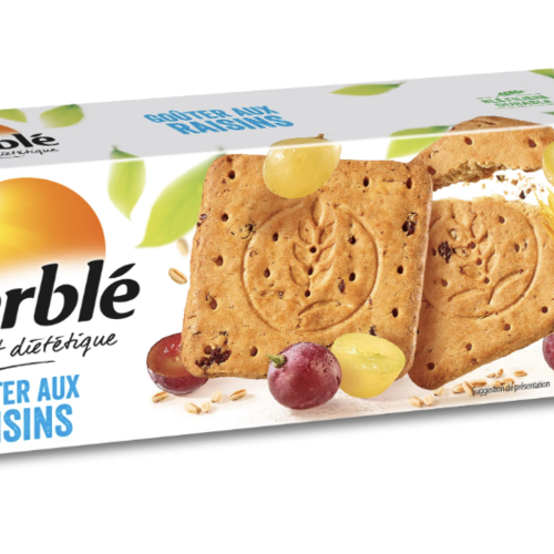 Biscuits « Goûter aux raisins » - Gerblé 360g 