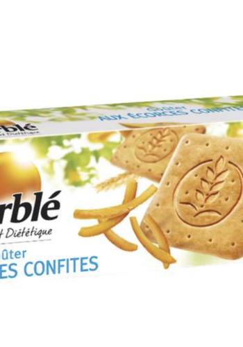 “Taste the candied peel” biscuits - Gerblé 360g 