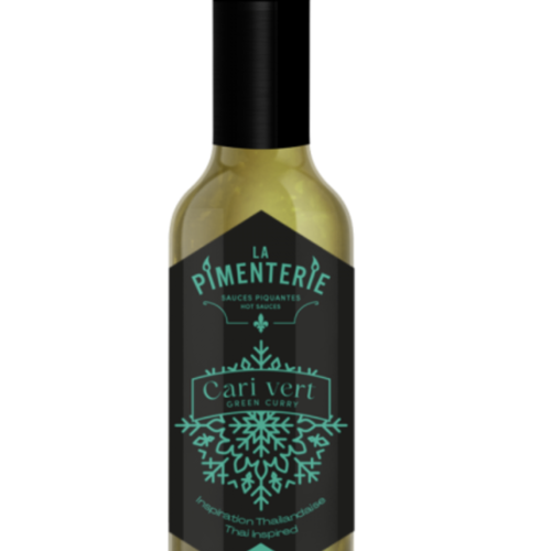 Green curry hot sauce - La Pimenterie 148ml 