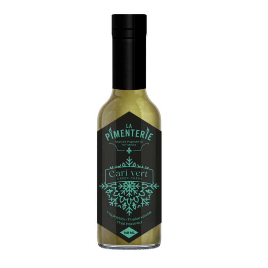 Green curry hot sauce - La Pimenterie 148ml