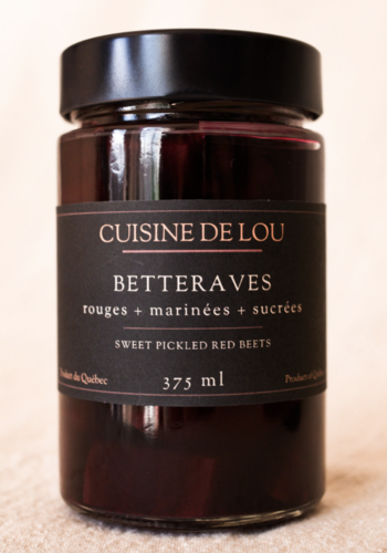 Sweet pickled red beets - Cuisine de Lou 375ml 