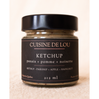 Parsnip, apple and hazelnut ketchup - Cuisine De Lou 212ml - Cuisine De Lou 212ml