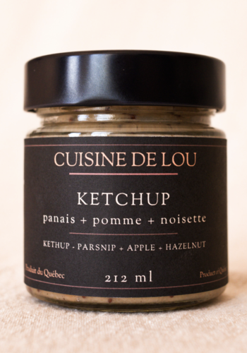Ketchup de panais, pomme et noisette - Cuisine De Lou 212ml 