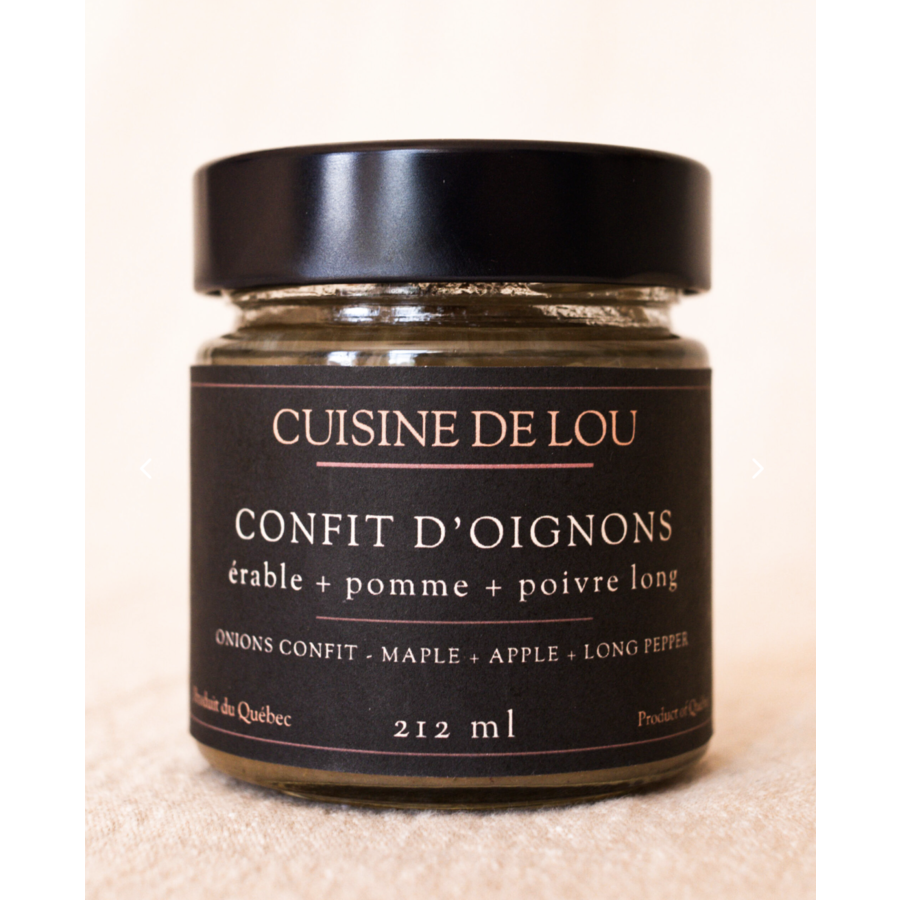 Onion confit with maple, apple and long pepper - Cuisine De Lou 212ml ​