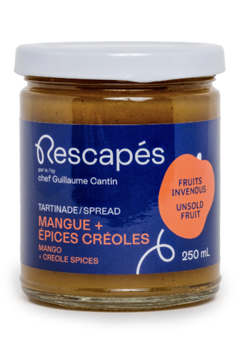 Tartinade mangue et épices créoles - Rescapés 250 ml 
