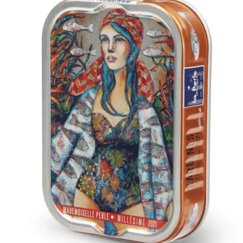 Sardines Millésimées 2021 « Mademoiselle Perle » - La Perle des Dieux 115g 