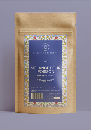 Fish Seasoning - Les Passions de Manon 60g 