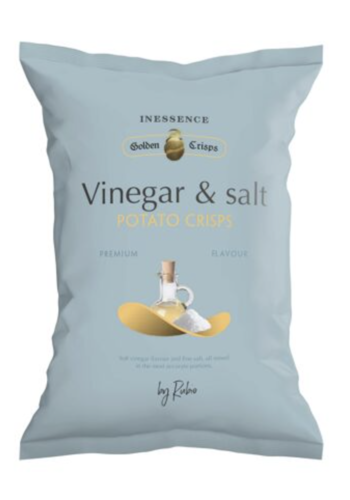 Vinegar and Salt Potato Crisps - Inessence 125g 