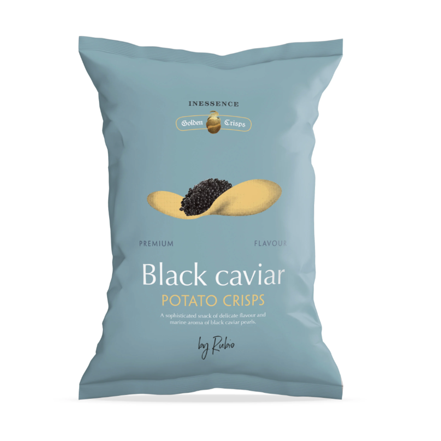 Black Caviar Potato Crisps - Inessence 125g
