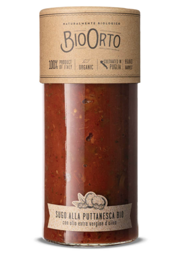 Sauce tomate puttanesca (biologique) - Bio Orto 580ml 