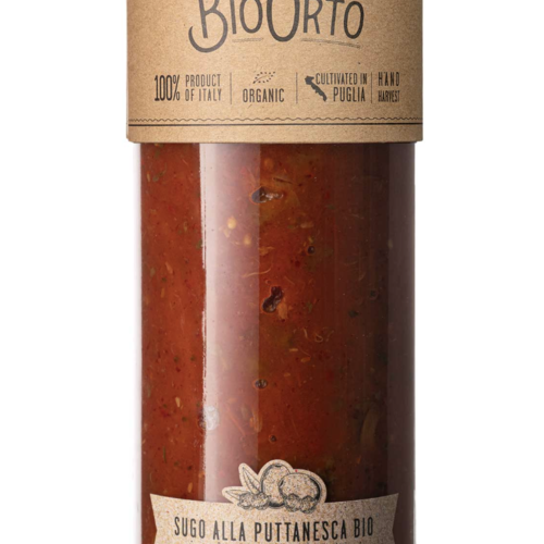 Sauce tomate puttanesca (biologique) - Bio Orto 580ml 