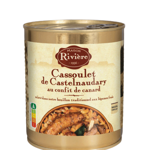 Castelnaudary cassoulet with duck confit - Maison Rivière 840g 