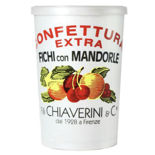 Fig and almond jam - Chiaverini 400g 
