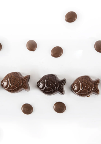 Chocolat poissons caramel salé - Couleur Chocolat 65g 