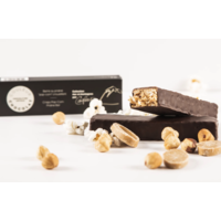 Barre au praliné pop-corn croustillant (chocolat lait) - Couleur Chocolat 45g