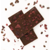 Tablette chocolat noir framboises et café - Couleur Chocolat 90g