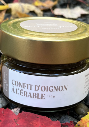 Confit d'oignon à l'érable - Ferme Deux Vingt Deux 130g 